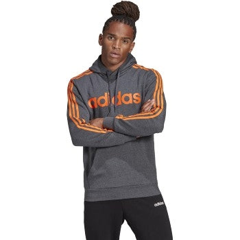 adidas Essentials 3-Stripes Pullover Hoodie - Men's Casual