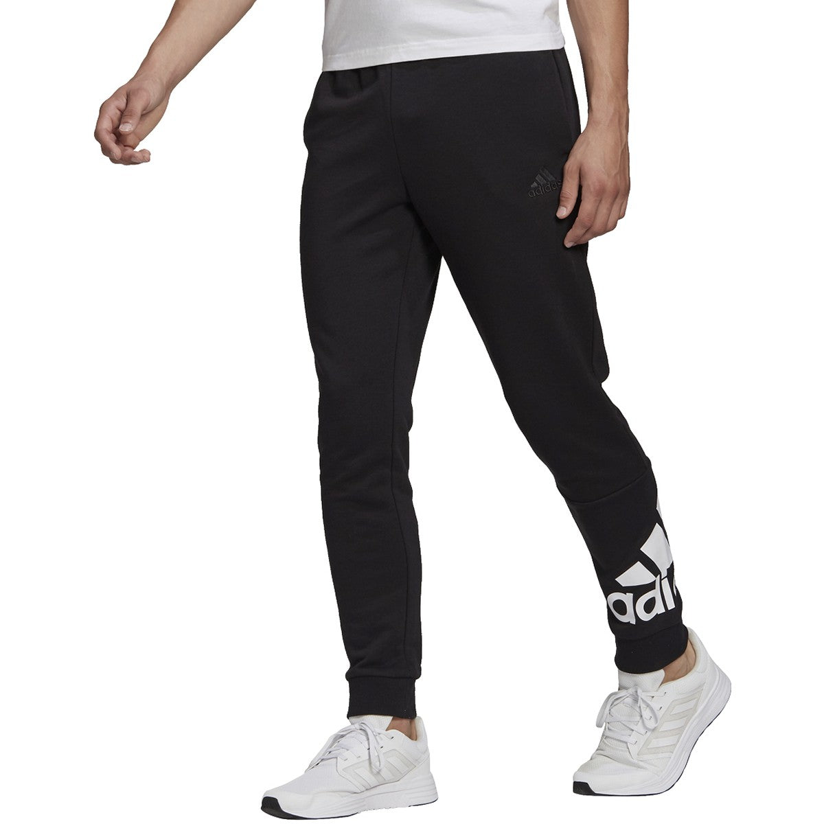 adidas Essentials Tapered Cuff Logo Pant - Mens Casual