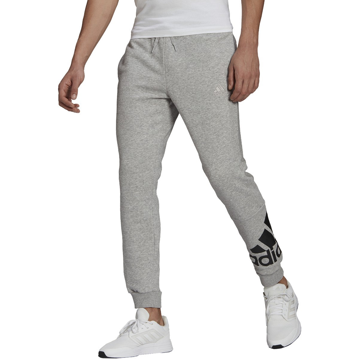 adidas Essentials Tapered Cuff Logo Pants - Mens Casual