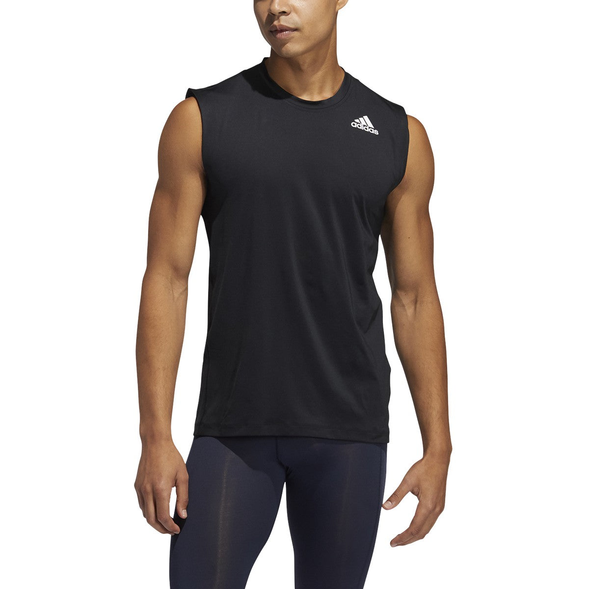 adidas Techfit Sleeveless Fitted Tee - Mens Training