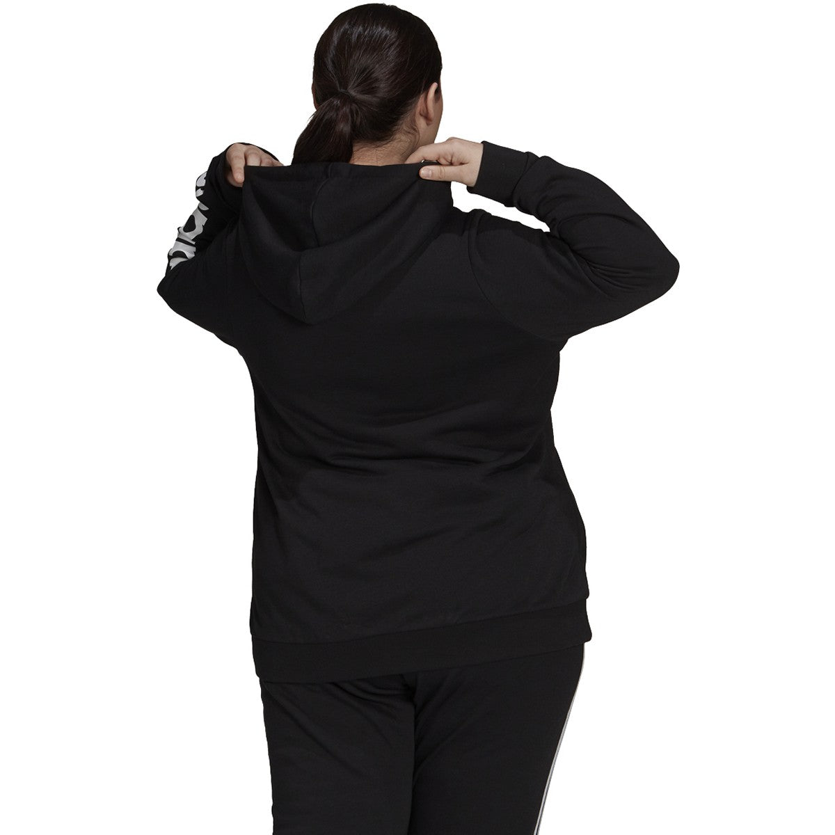 adidas Essentials Plus Size Full-Zip Hoodie - Womens Casual