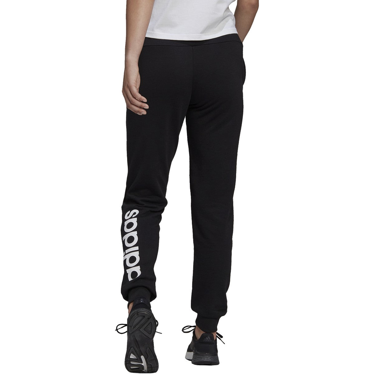 adidas Essentials French Terry Slim Tapered Cuffed Pant - Womens Casual