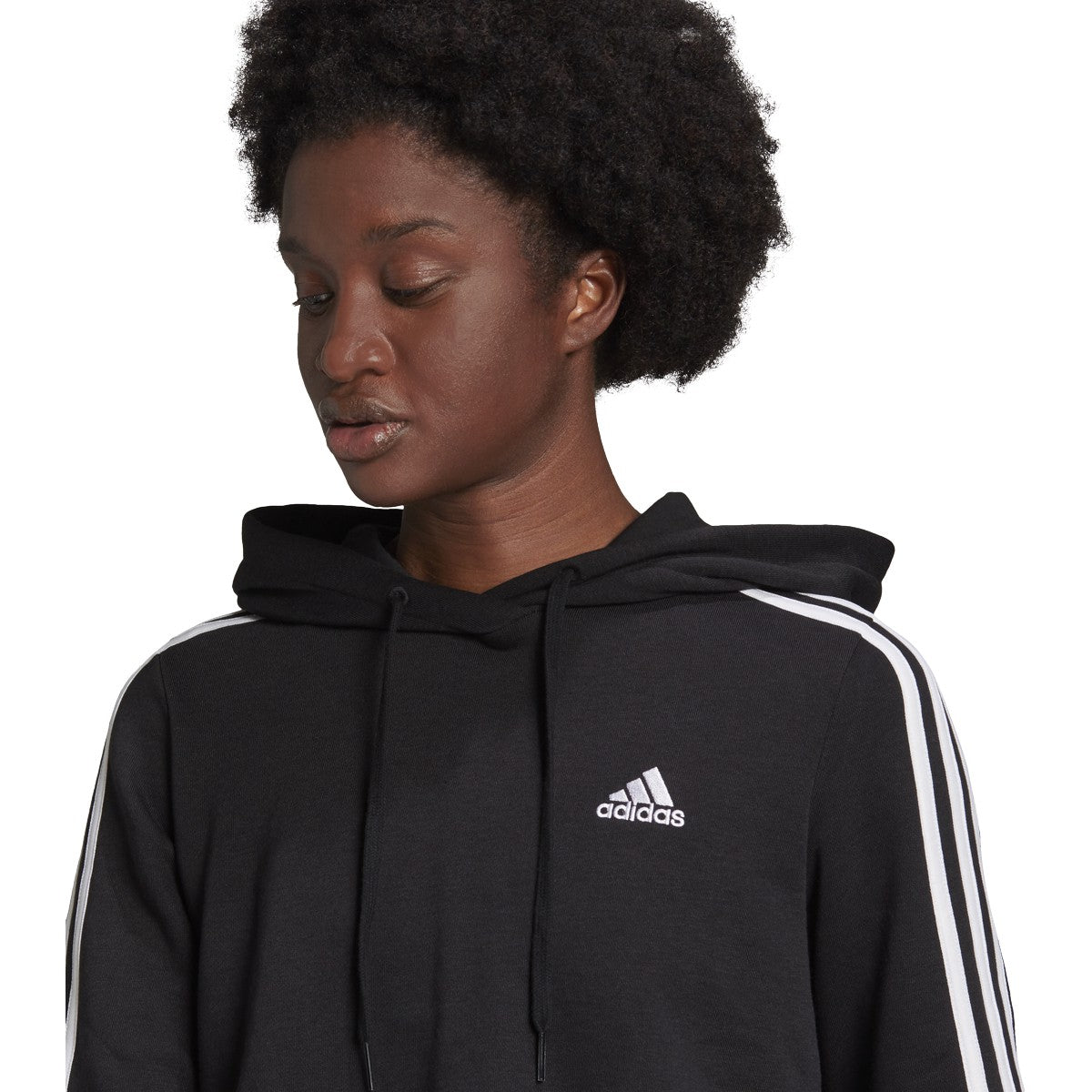 adidas Essentials Crop Hoodie - Womens Casual