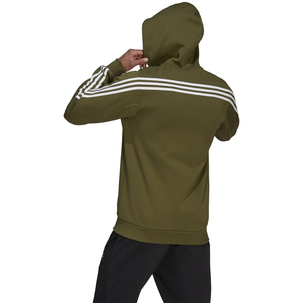 adidas Sportswear 3-Stripes Hooded Track Top - Men's Casual