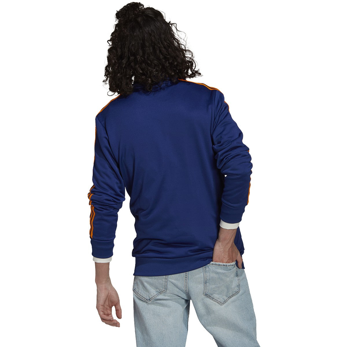 adidas Real Madrid 21-22 3-Stripes Mens Soccer Track Jacket
