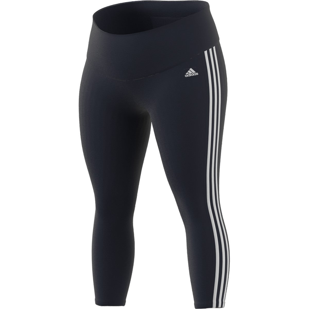 adidas High Rise 3-Stripes 7/8 Tights Plus Size - Womens Training