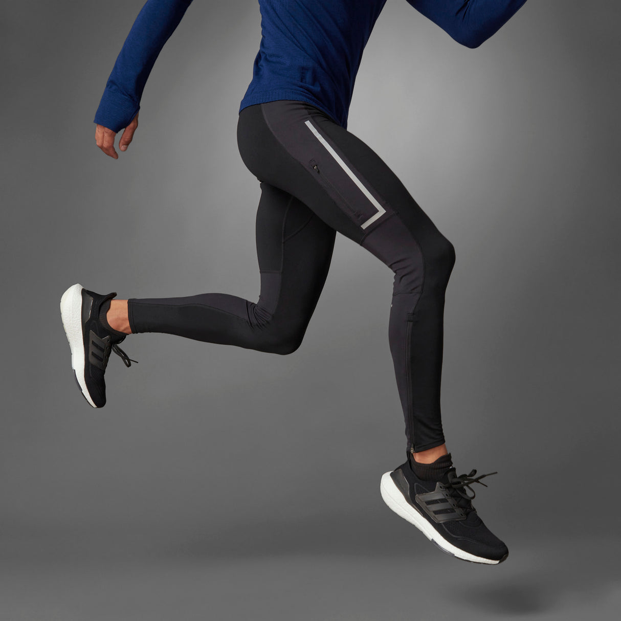 adidas Saturday Warm Running Leggings - Mens Running