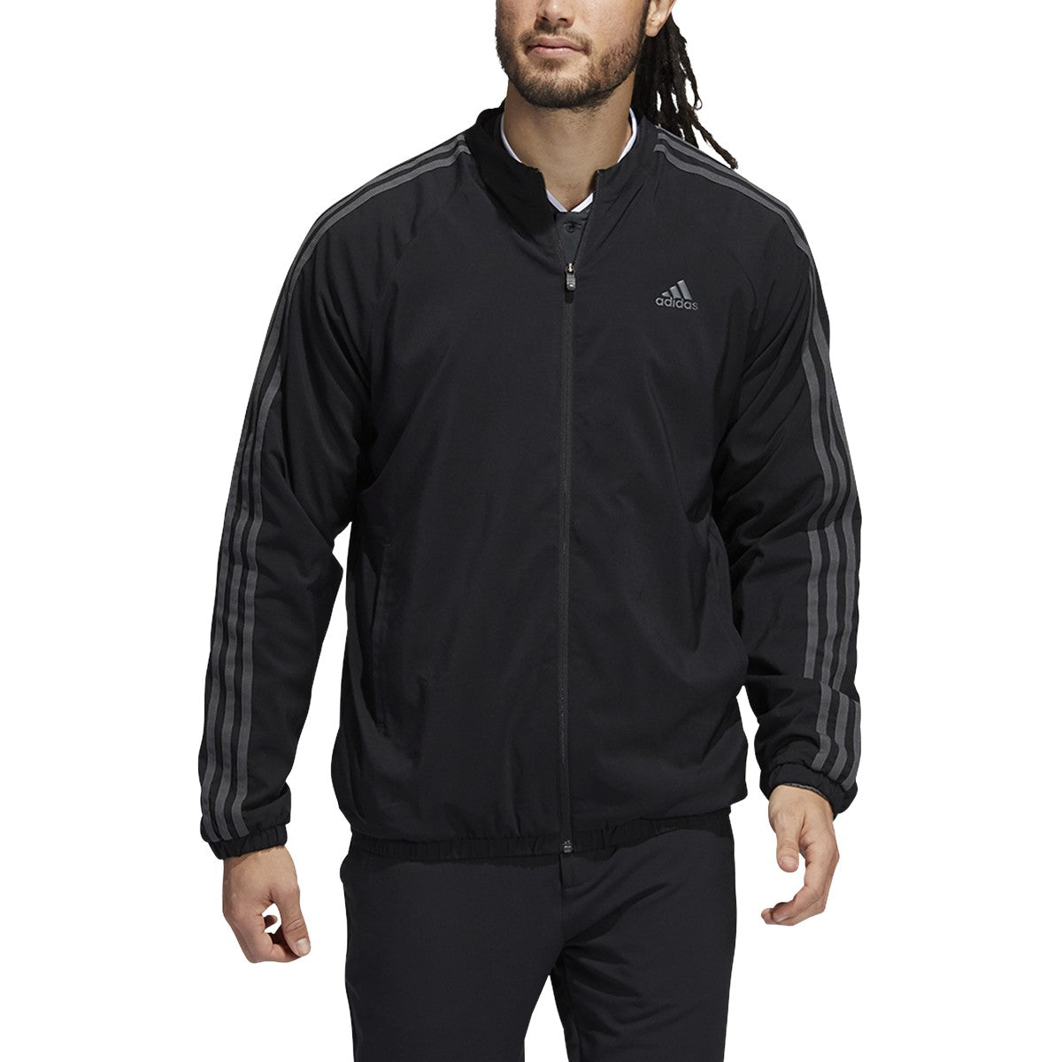 adidas Lined Full Zip Jacket - Mens Golf