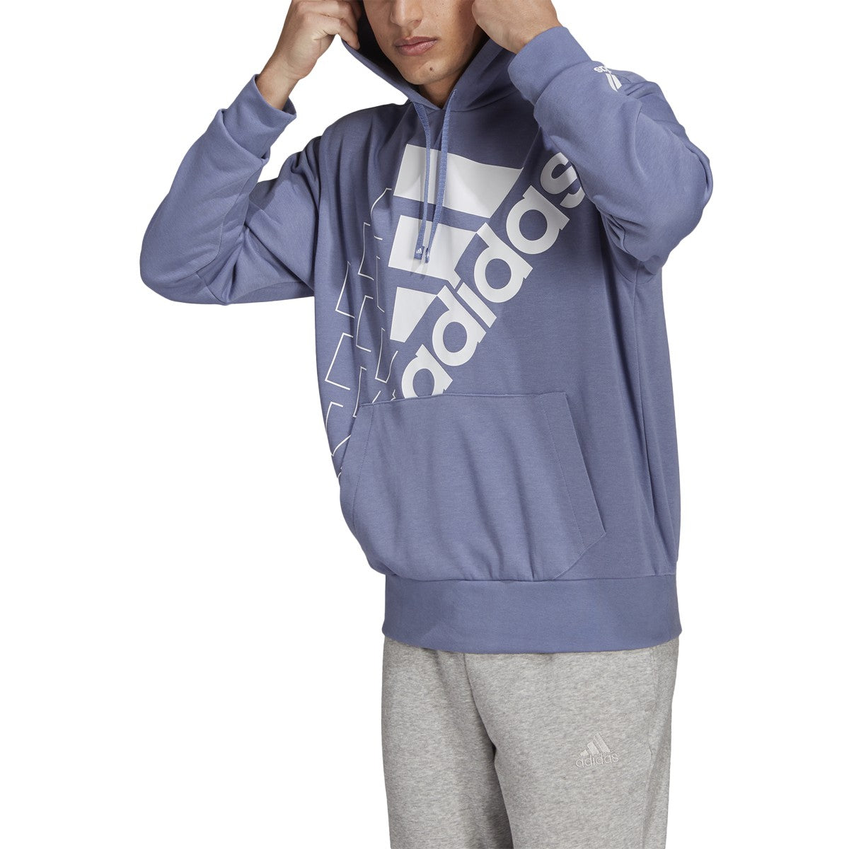 adidas Essentials Relaxed Fit Logo Hoodie - Mens Casual
