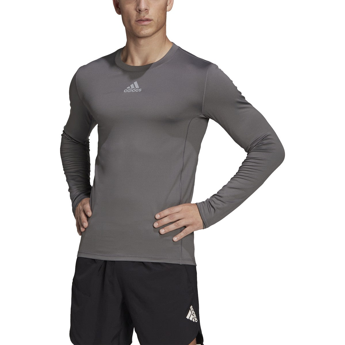 adidas Techfit Long Sleeve Warm Top - Mens Training