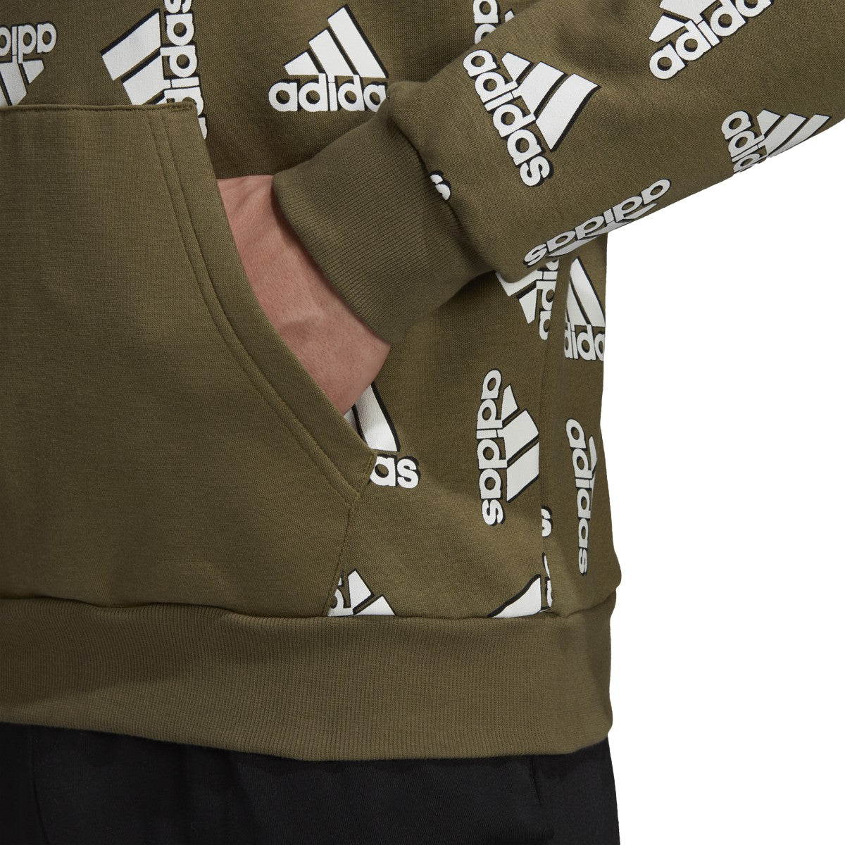 adidas All Over Print Fleece Hoodie - Mens Casual