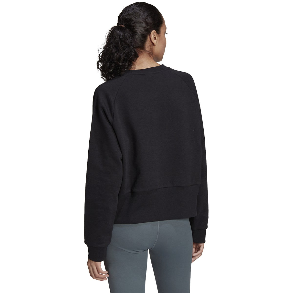 adidas Studio Fleece Sweatshirt - Womens Casual