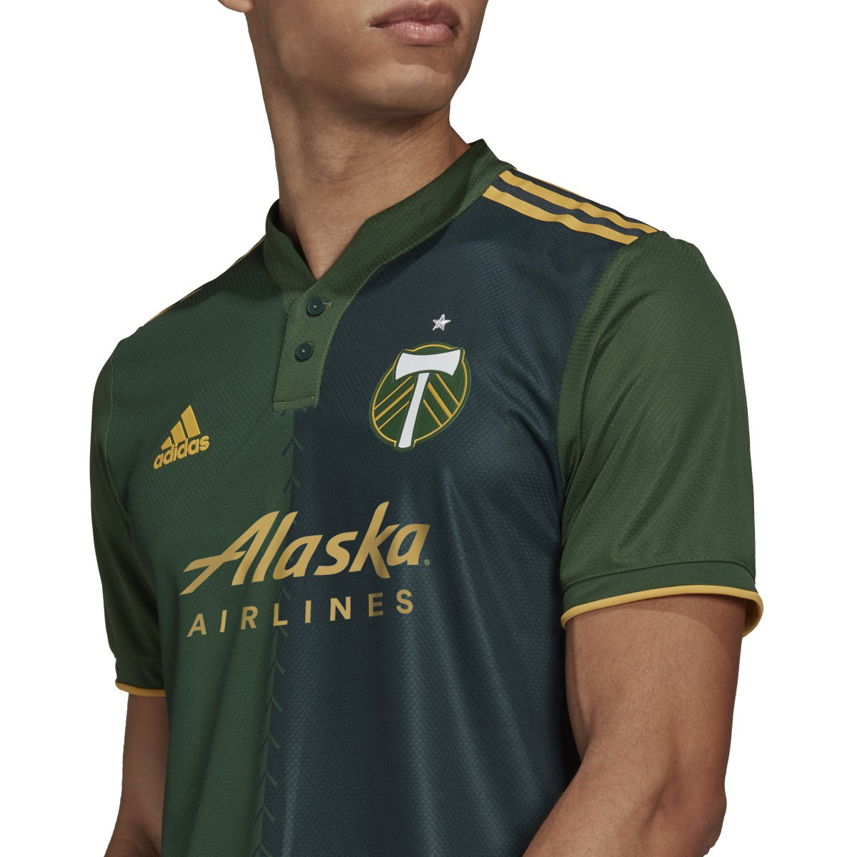 adidas 21/22 Portland Timbers Home Jersey Authentic - Mens Soccer