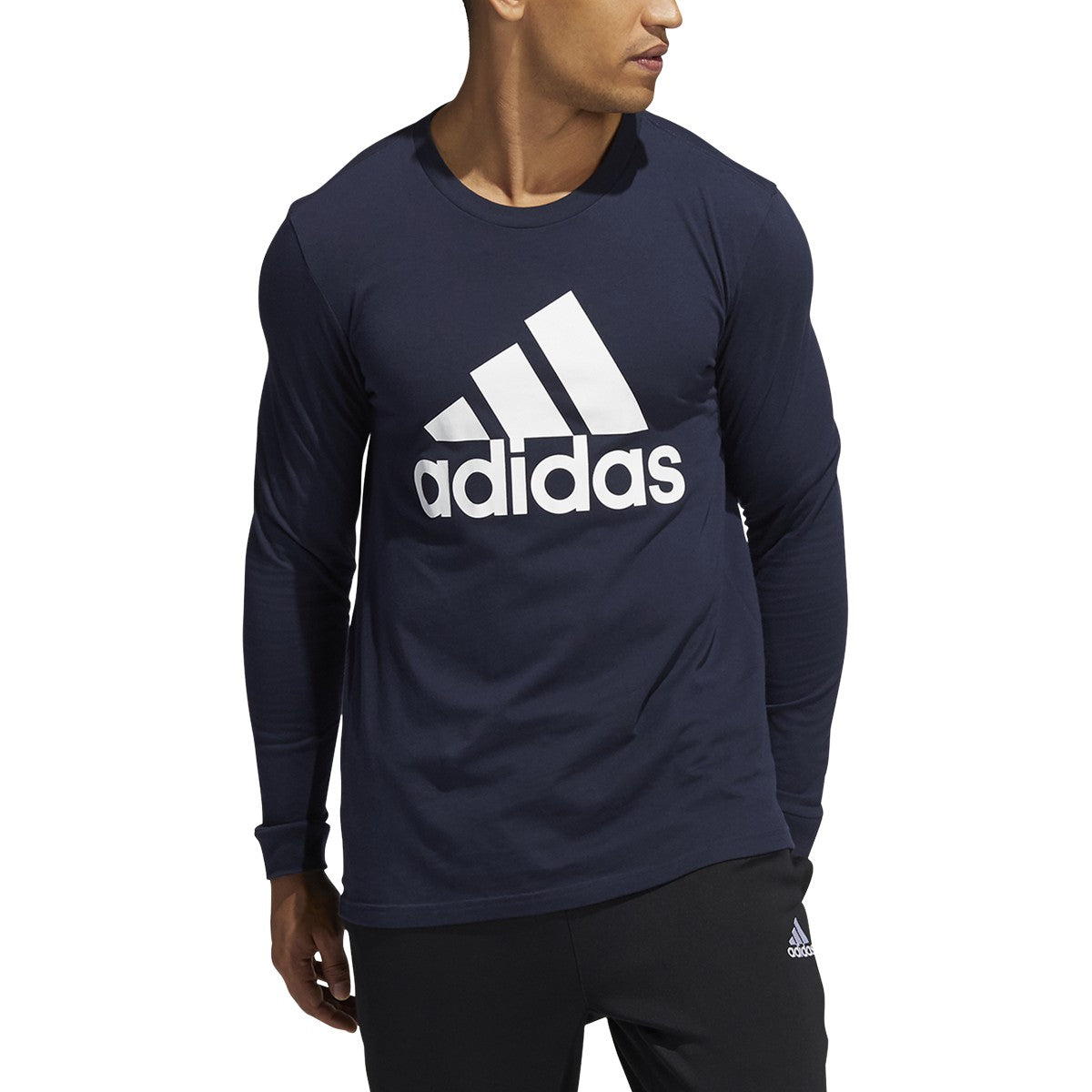 adidas Badge of Sport Longsleeve Tee - Mens Multi-Sport
