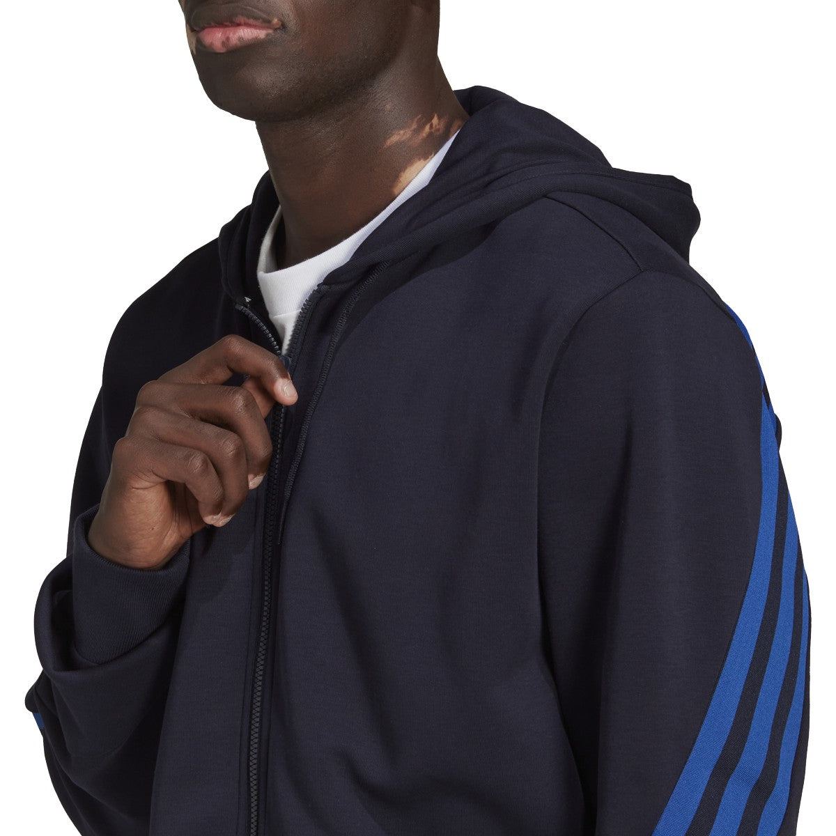 adidas Sportswear Future Icons 3-Stripe Full-Zip Hoodie - Mens Casual