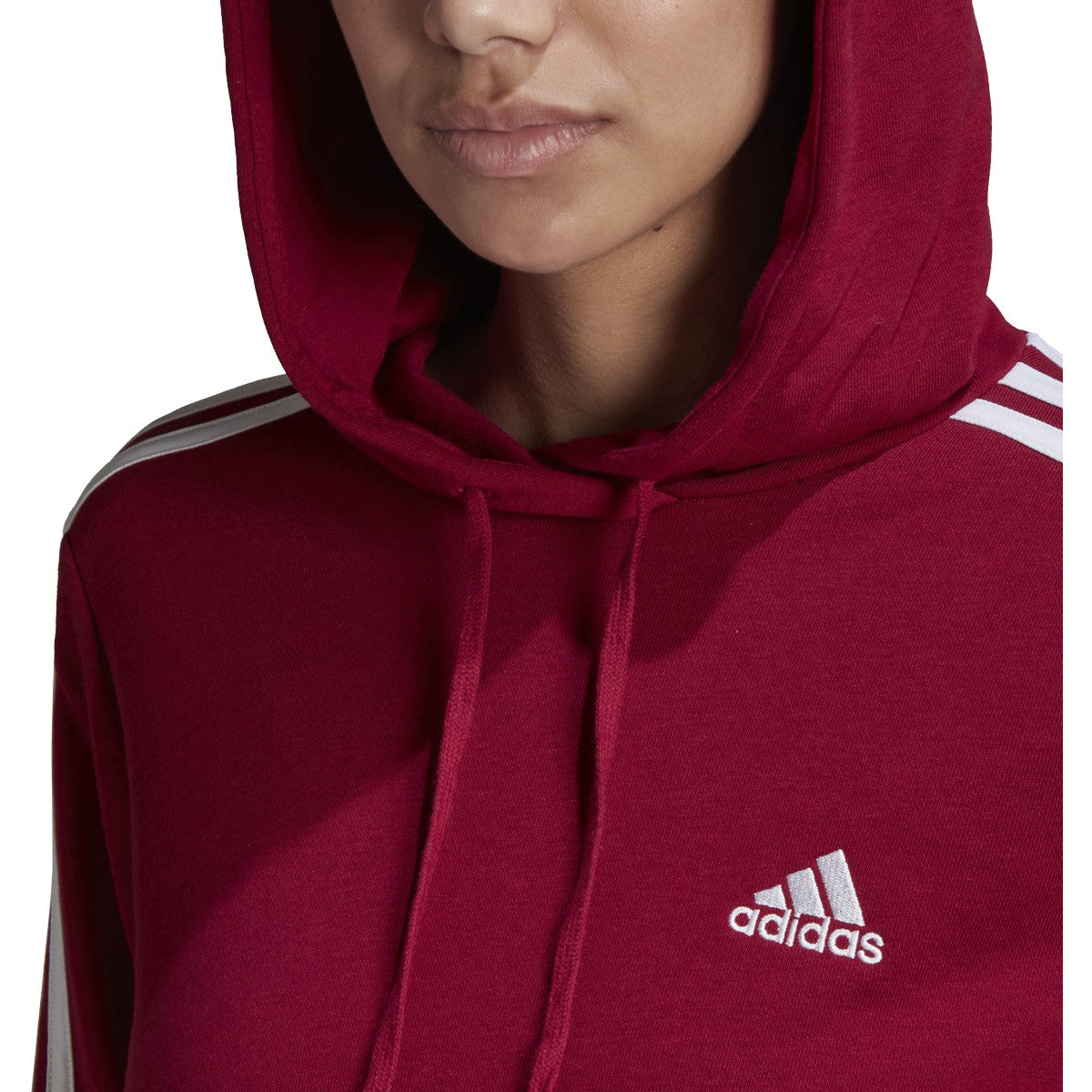 adidas Essentials Crop Hoodie - Womens Casual