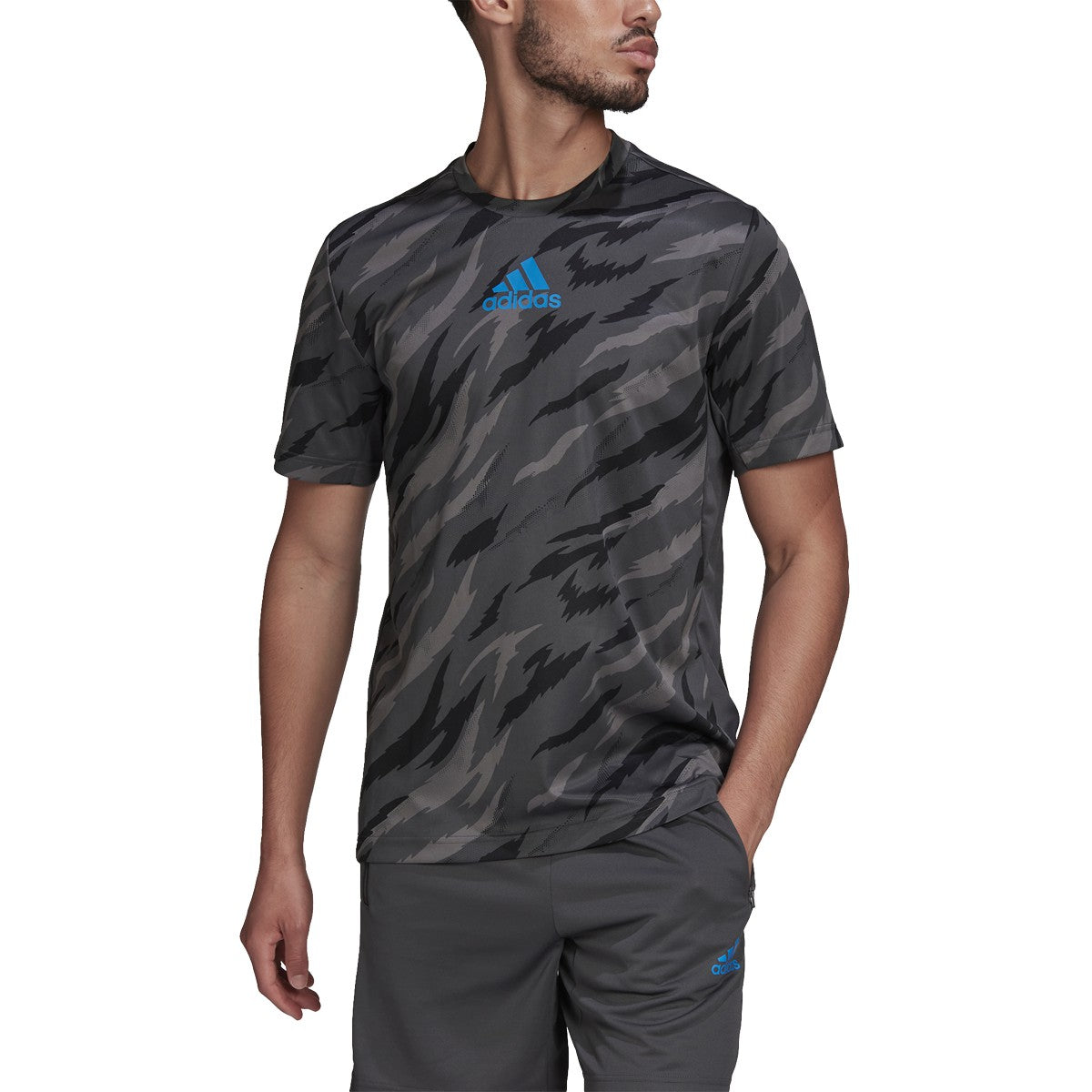 adidas Aeroready FeelStrong Camo T-Shirt - Mens Training