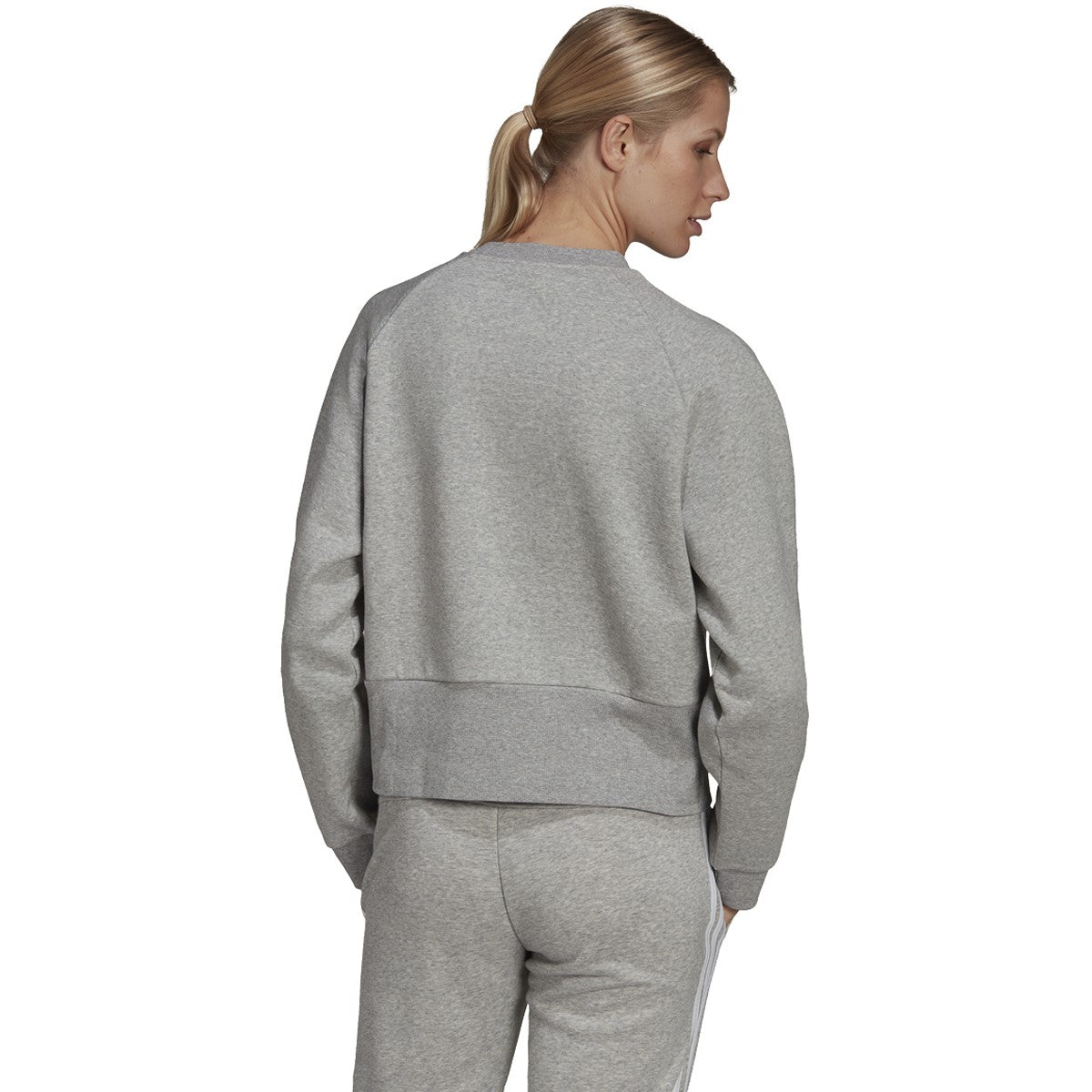adidas Studio Fleece Sweatshirt - Womens Casual