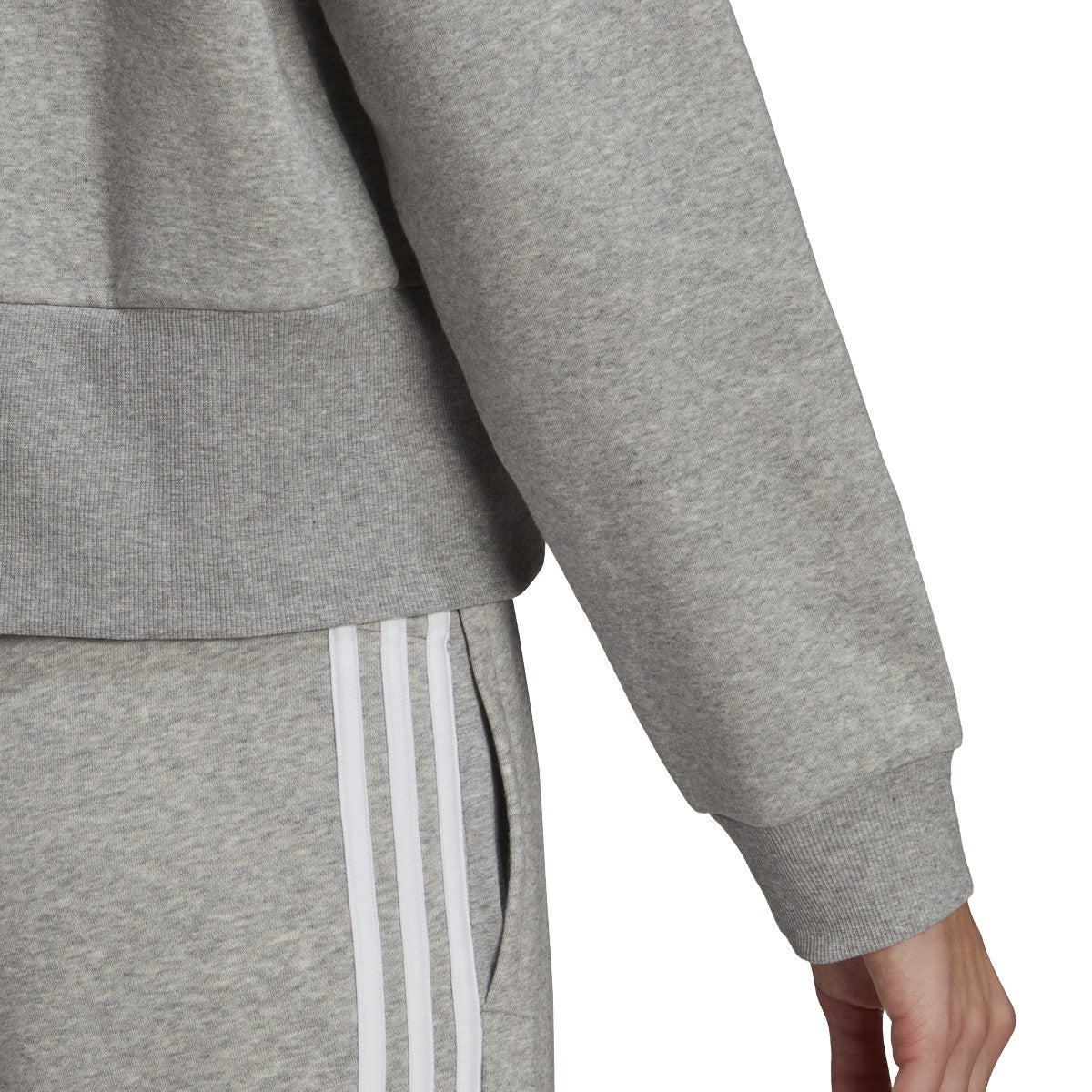 adidas Studio Fleece Sweatshirt - Womens Casual