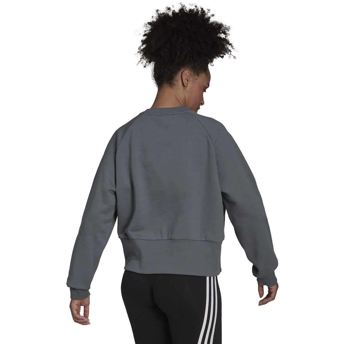 adidas Studio Fleece Sweatshirt - Womens Casual