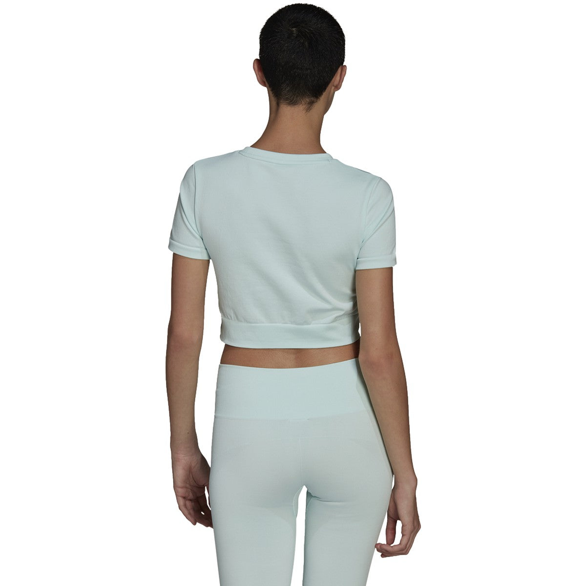 adidas Seamless Fitted Cropped T-Shirt - Womens Training