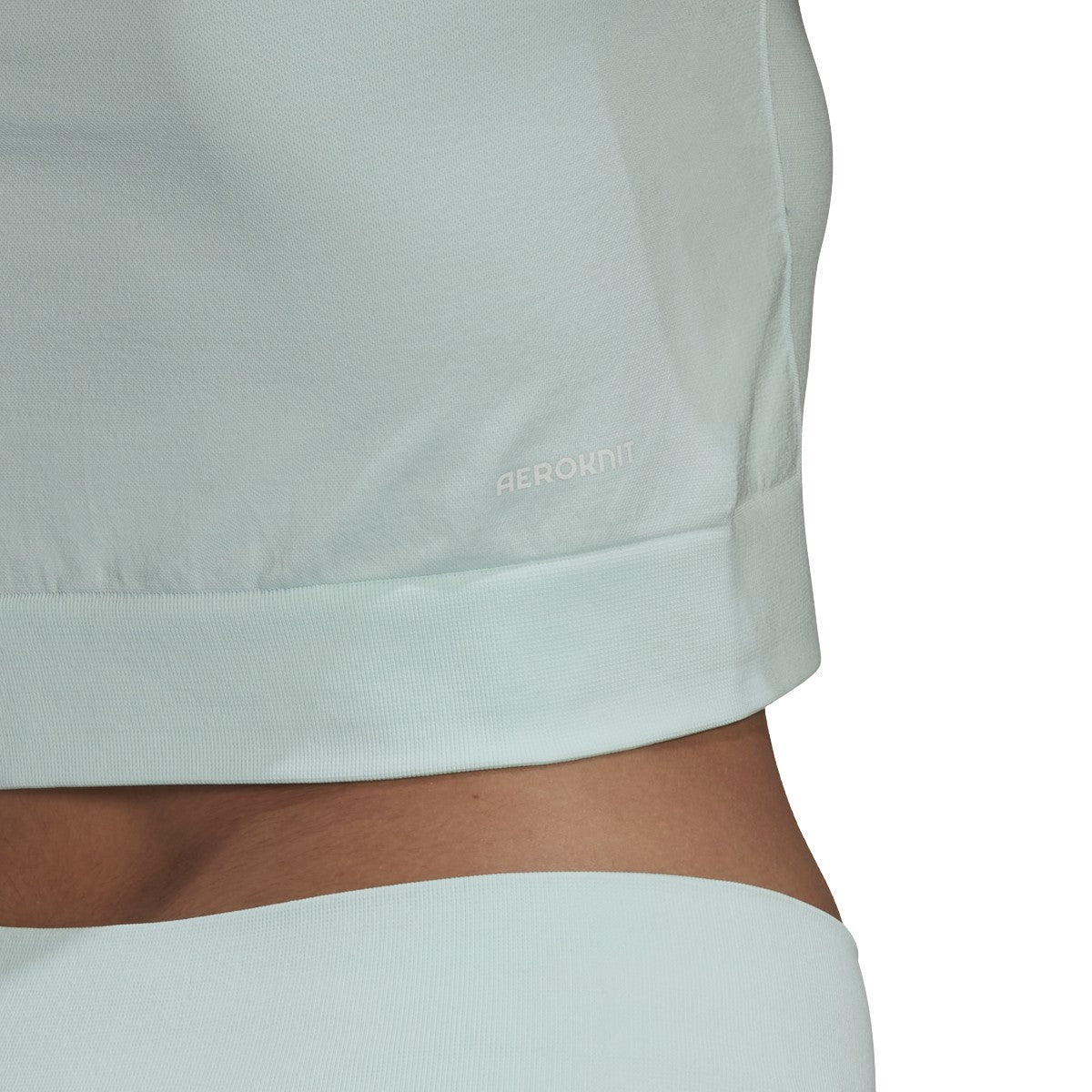adidas Seamless Fitted Cropped T-Shirt - Womens Training