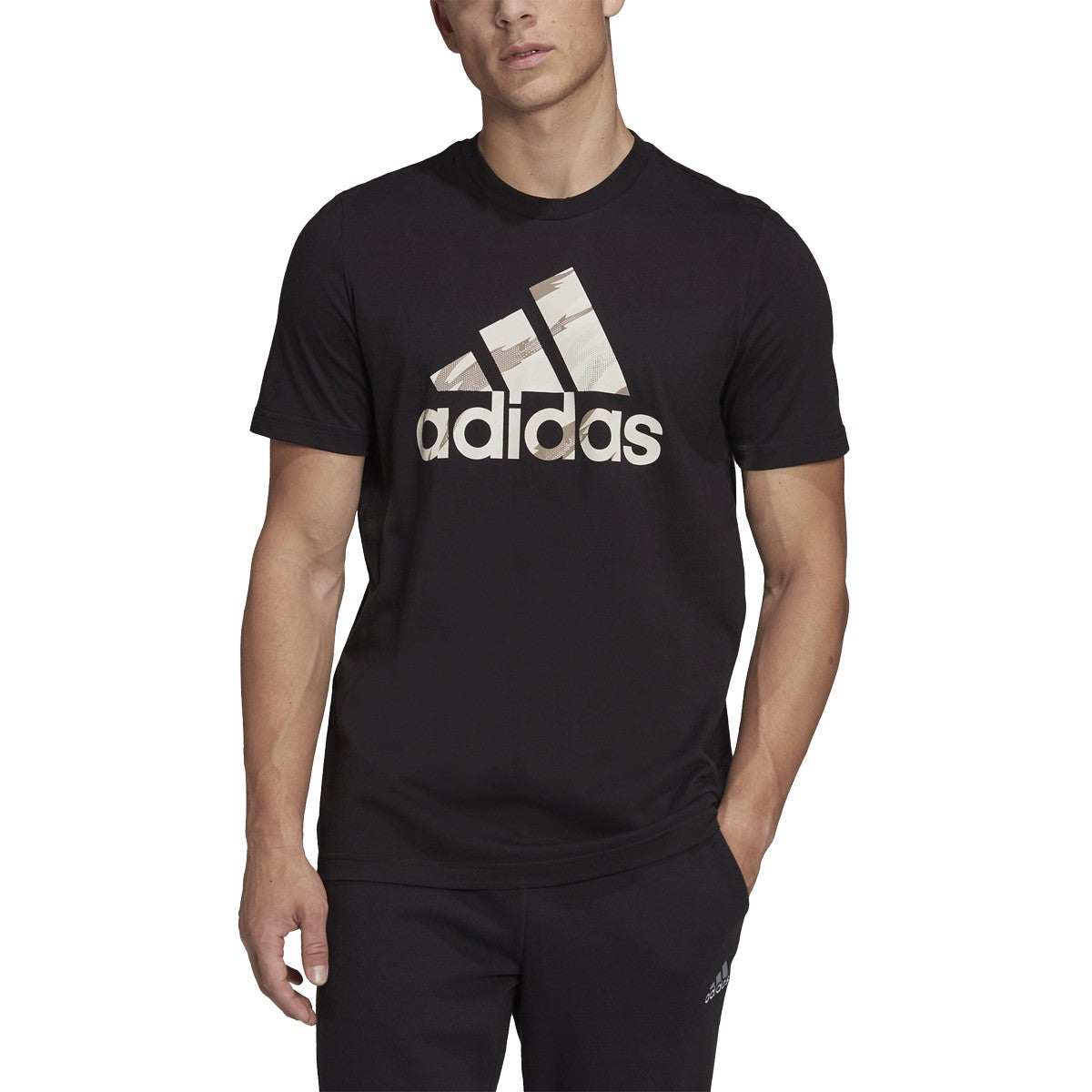 adidas Essentials Tiger Camo T-Shirt - Mens Casual