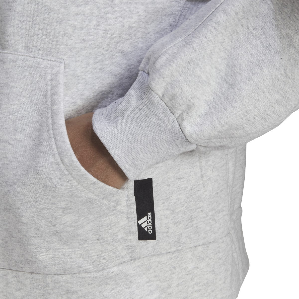 adidas Studio Lounge Fleece Full-Zip Hoodie - Womens Casual