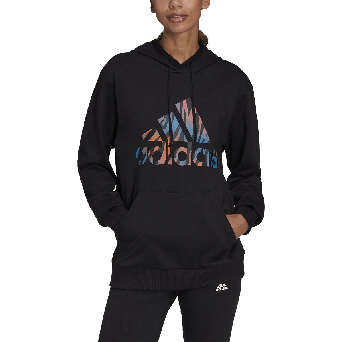 adidas Tiger Print Hoodie - Womens Casual