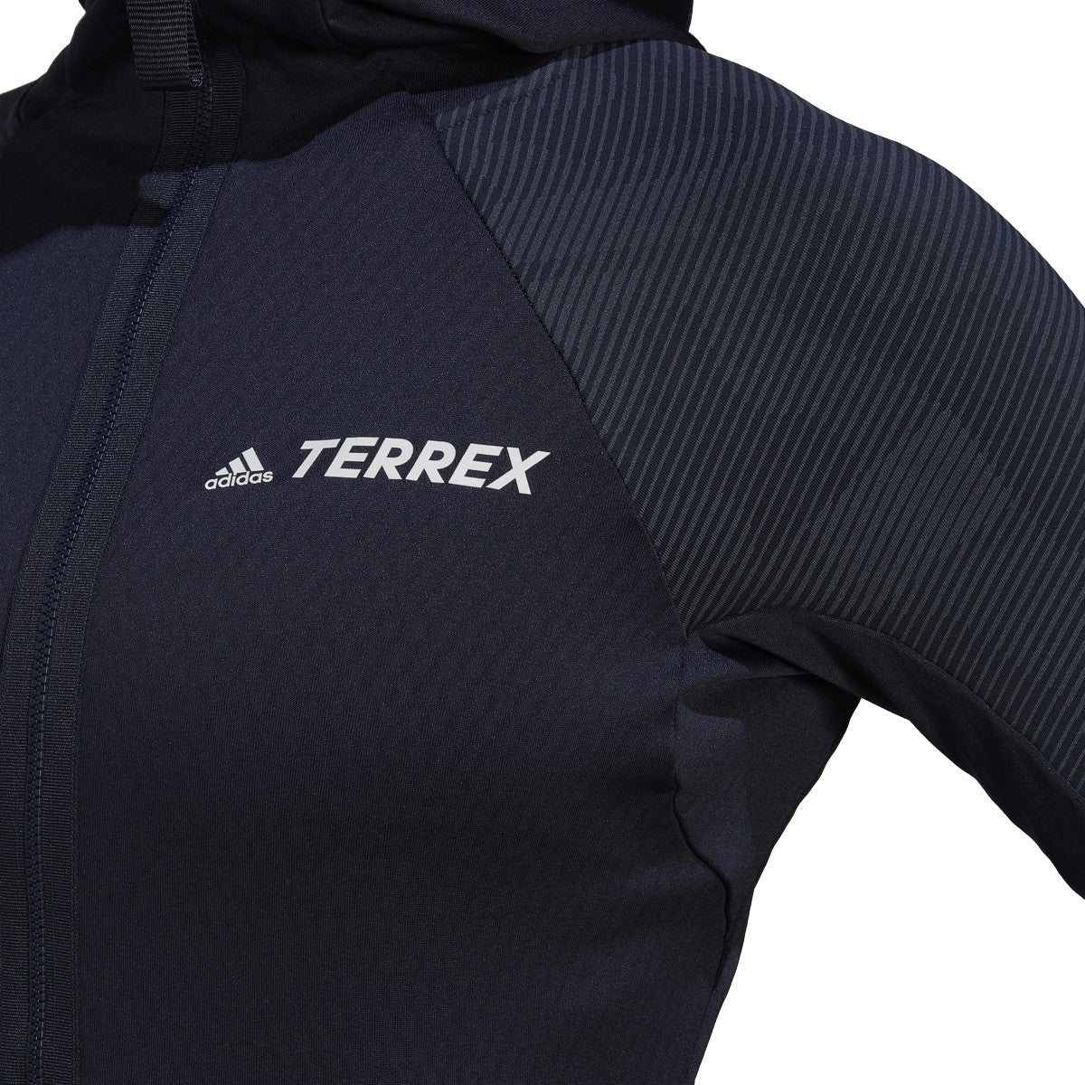 adidas Terrex Tech Flooce Womens Hooded Fleece Hiking Jacket