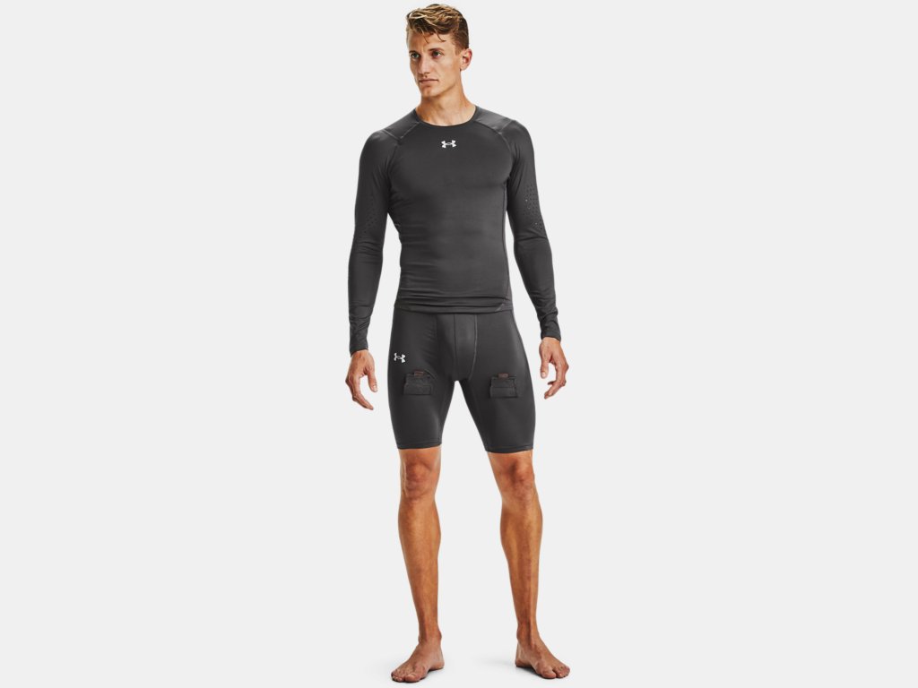 Under Armour Mens Fitted Grippy Long Sleeve Top
