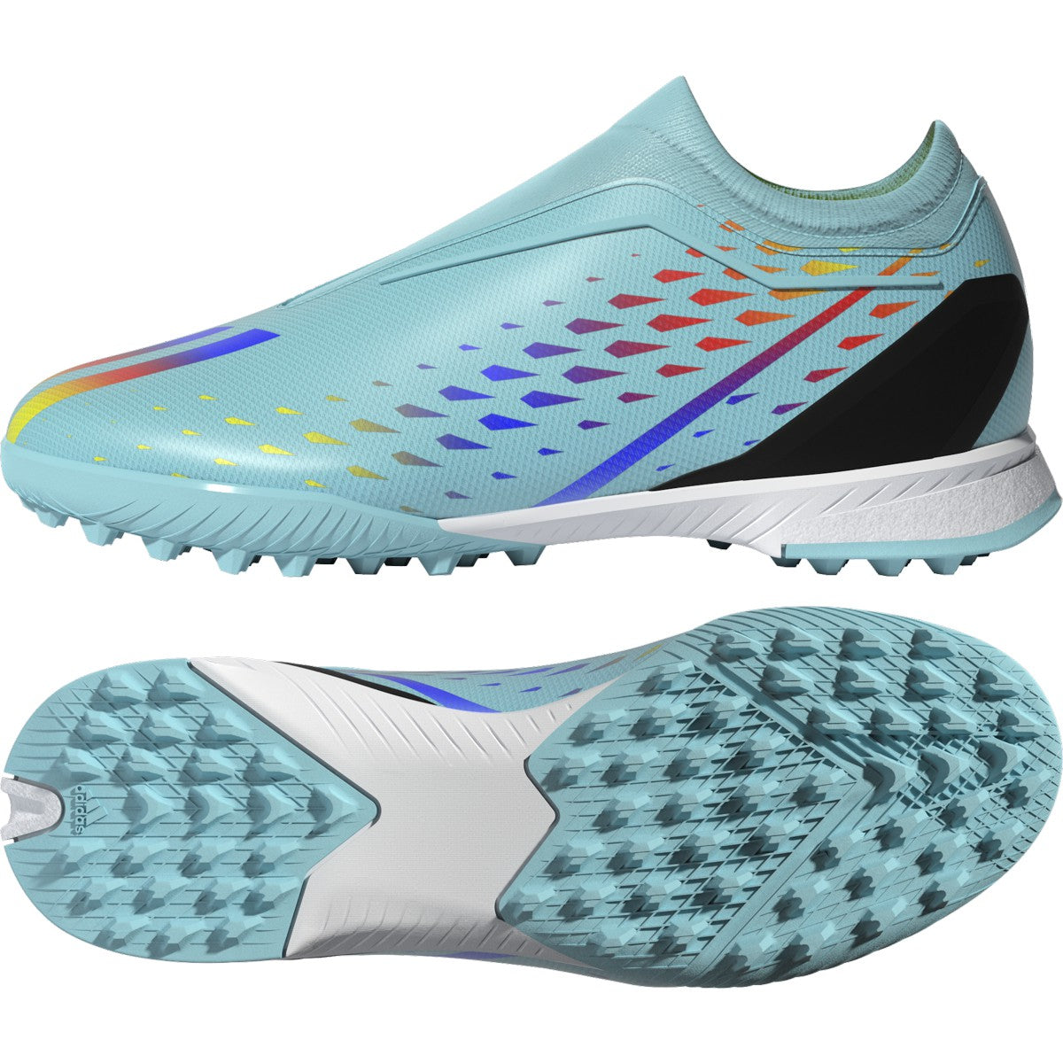 adidas X Speedportal.3 Laceless Kids Soccer Shoes in Aqua
