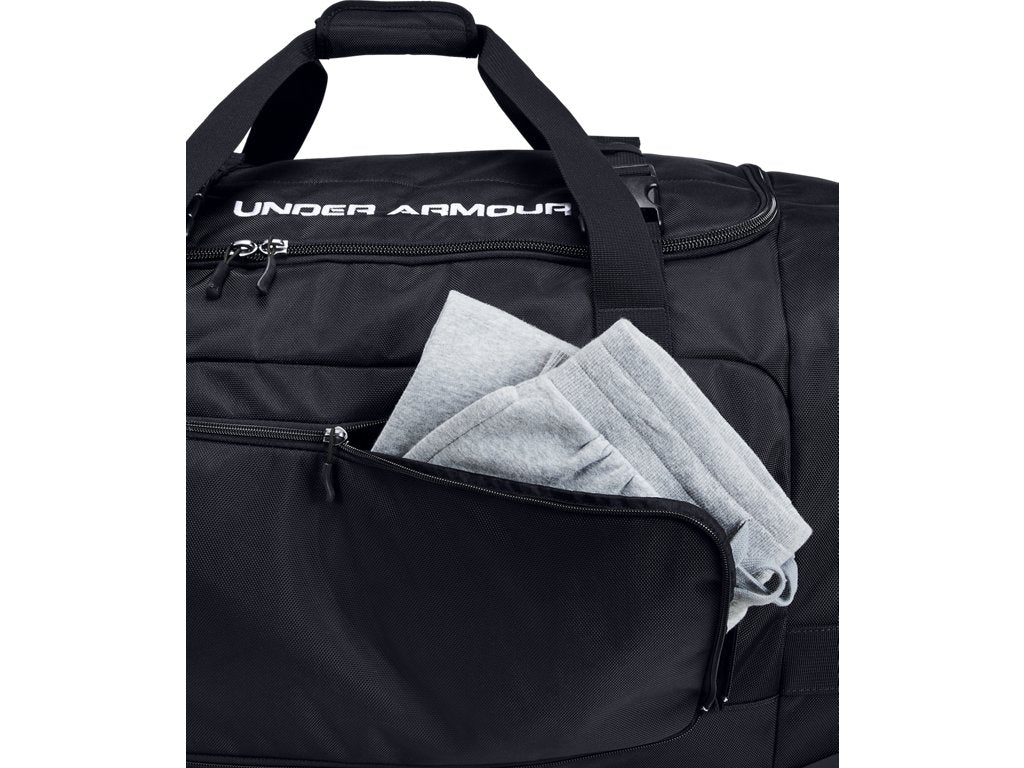 Under Armour Unisex Road Game XL Wheeled Duffle Bag - Collapsible Handle & Low-Profile Wheels