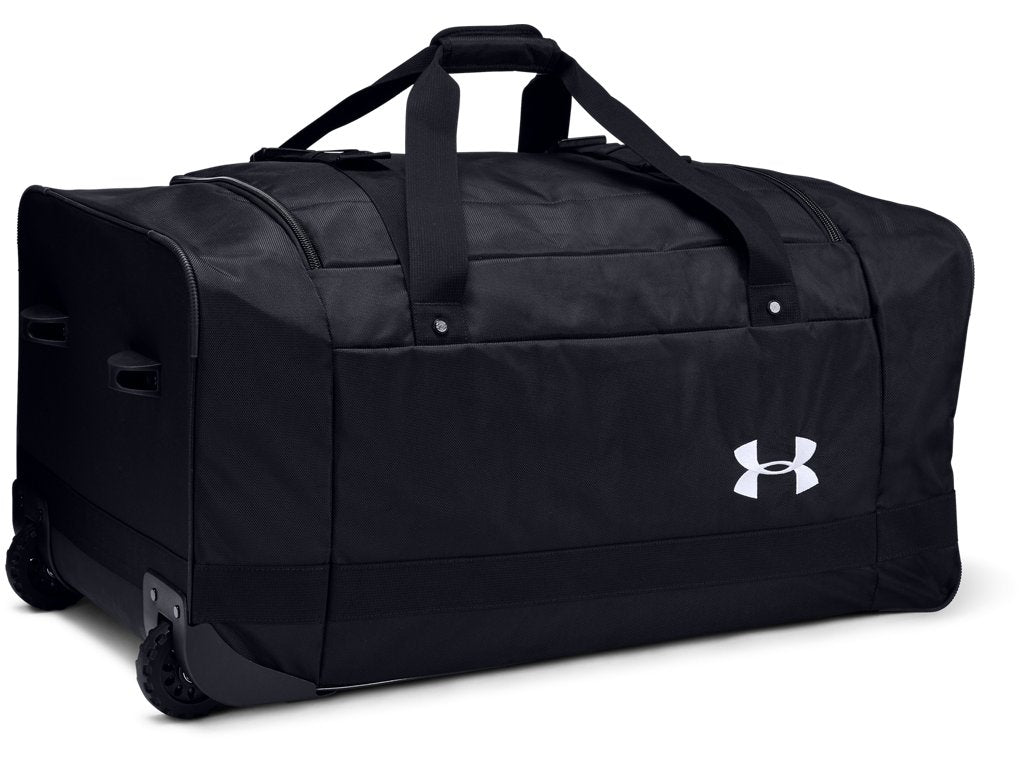 Under Armour Unisex Road Game XL Wheeled Duffle Bag - Collapsible Handle & Low-Profile Wheels