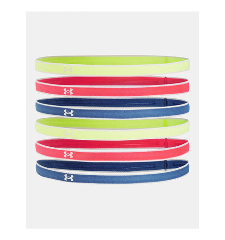 Under Armour Womens Mini Headbands - 6 Pack - Secure Stay-Put Performance