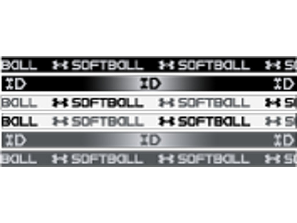 Under Armour Womens Graphic Mini Headbands - 6 Pack - Secure Stay-Put Performance
