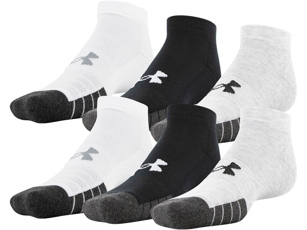 Under Armour Unisex Performance Tech Low Cut Socks Accessories - HeatGear Fabric and Dynamic Arch Support
