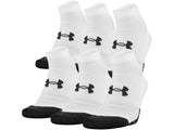 Under Armour Unisex Performance Tech Low Cut Socks Accessories - HeatGear Fabric and Dynamic Arch Support