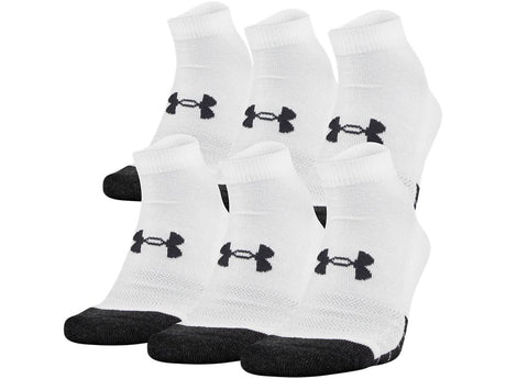 Under Armour Unisex Performance Tech Low Cut Socks Accessories - HeatGear Fabric and Dynamic Arch Support
