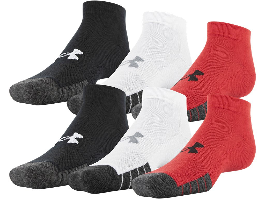 Under Armour Unisex Performance Tech Low Cut Socks Accessories - HeatGear Fabric and Dynamic Arch Support