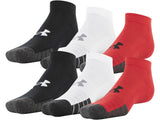 Under Armour Unisex Performance Tech Low Cut Socks Accessories - HeatGear Fabric and Dynamic Arch Support