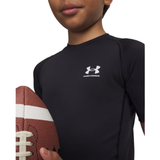 Under Armour Boys HeatGear Armour Short Sleeve Baselayer - Moisture Wicking and Stretchable Apparel