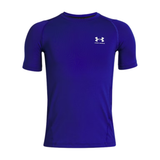 Under Armour Boys HeatGear Armour Short Sleeve Baselayer - Moisture Wicking and Stretchable Apparel