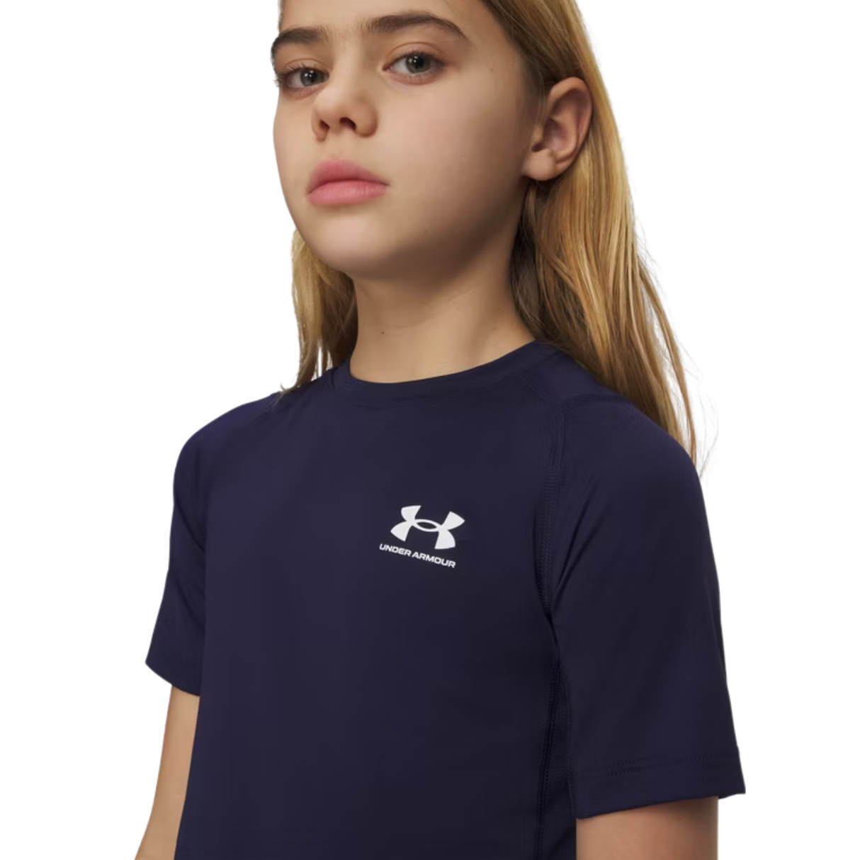 Under Armour Boys HeatGear Armour Short Sleeve Baselayer - Moisture Wicking and Stretchable Apparel