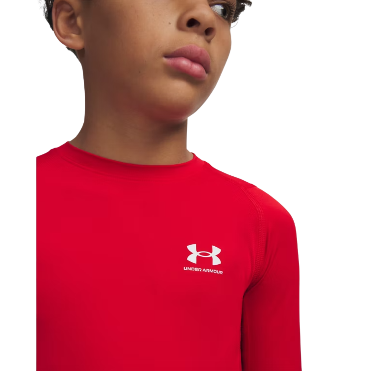 Under Armour Boys HeatGear Armour Long Sleeve Shirt - Sweat Wicking Apparel