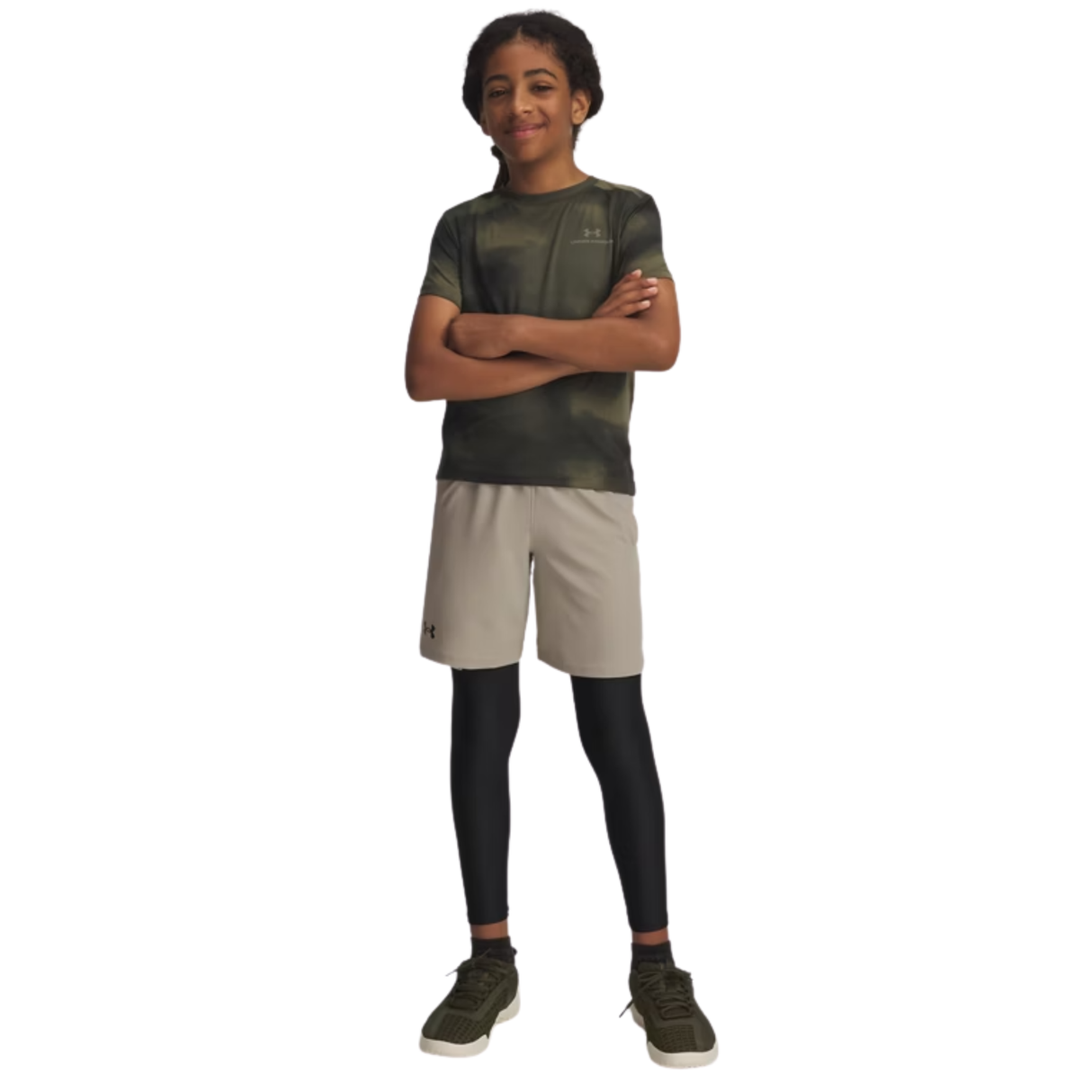Under Armour Boys HeatGear Armour Leggings - Sweat Wicking