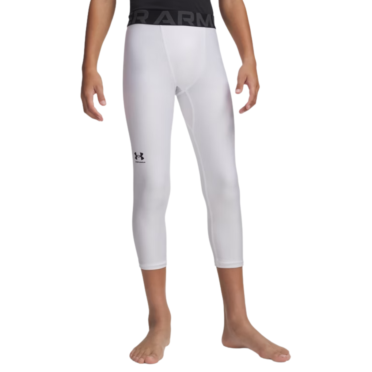 Under Armour Boys HeatGear Armour Three Quarter Leggings - Sweat Wicking Apparel