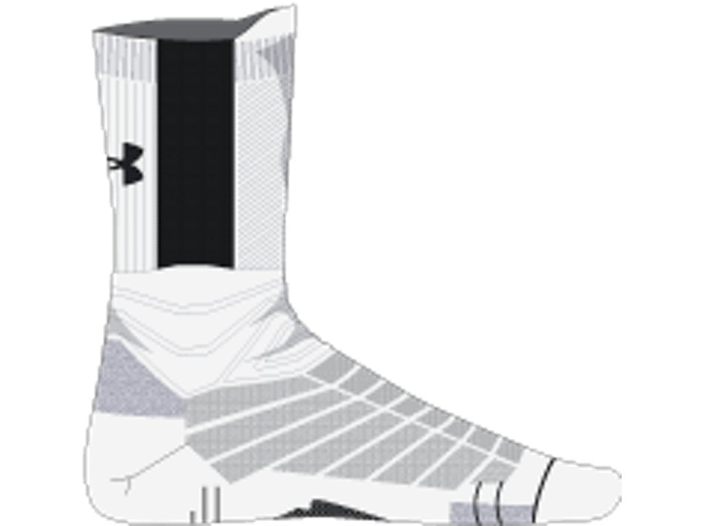 Under Armour Unisex UA Playmaker Mid-Crew Basketball Socks