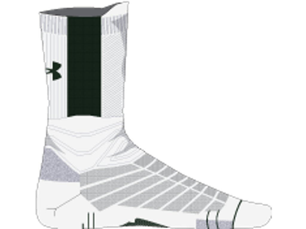 Under Armour Unisex UA Playmaker Mid-Crew Basketball Socks