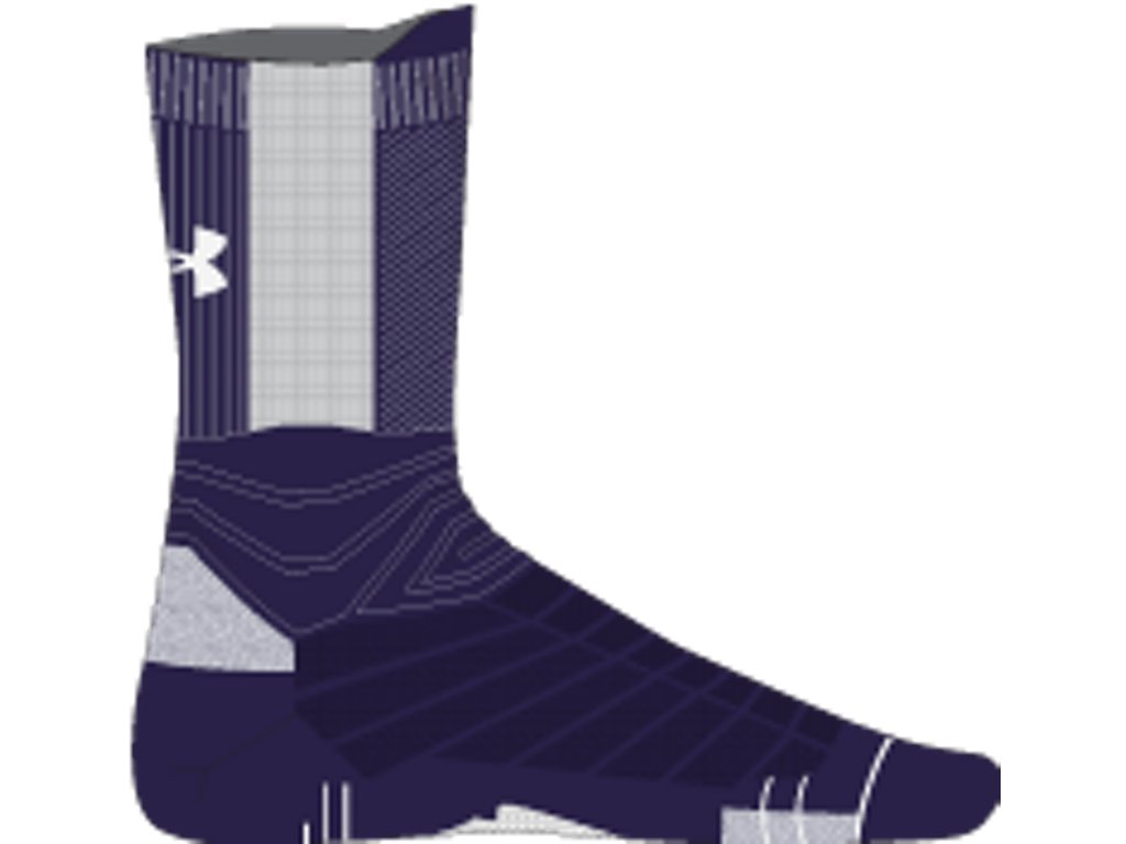 Under Armour Unisex UA Playmaker Mid-Crew Basketball Socks